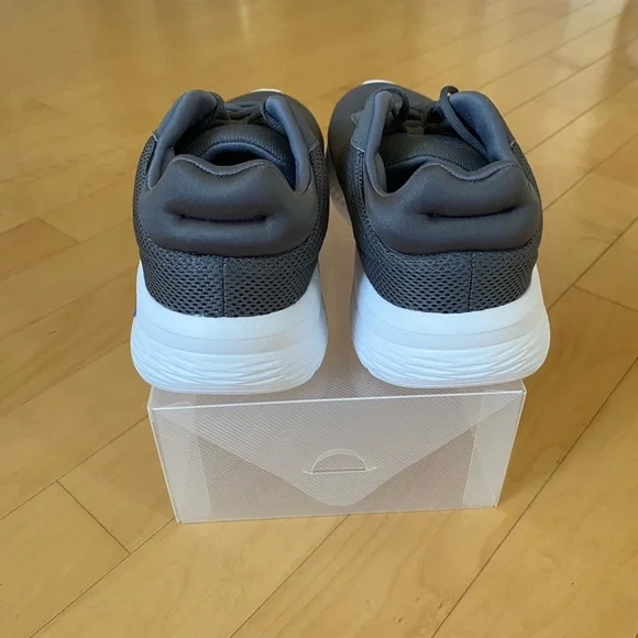 New Adidas Men's Cloudfoam Comfort Dark Gray Athletic Shoes - Picture 9 of 11